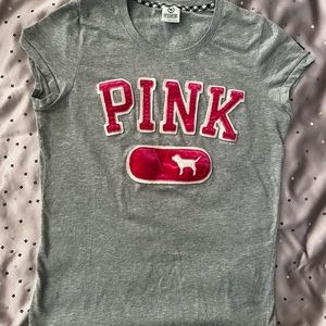 Victoria’s Secret PINK Tshirt. Short sleeve. Size large. EUC.
